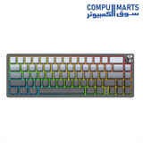 MagicA68 65% compact mechanical gaming keyboard with zero-latency rapid trigger and adjustable actuation