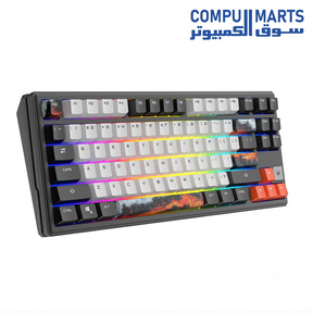 Meetion Legend E75 75% compact mechanical gaming keyboard with RGB backlighting and magnetic switches