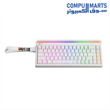 Meetion VibeKey B68 gaming keyboard with 68 Keys, Membrane type and RGB Colorful back light