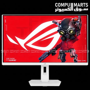 ASUS ROG Strix XG27ACMES-W 27-inch Fast IPS gaming monitor with 2560×1440 resolution and 255Hz refresh rate designed for competitive gaming in Egypt