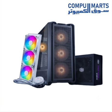 NOVA CPC 2 Bundle with Cougar MX600 RGB Full Tower Case