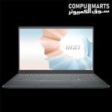 MSI Modern 14 B11MOU laptop with Intel Core i3-1115G4 processor