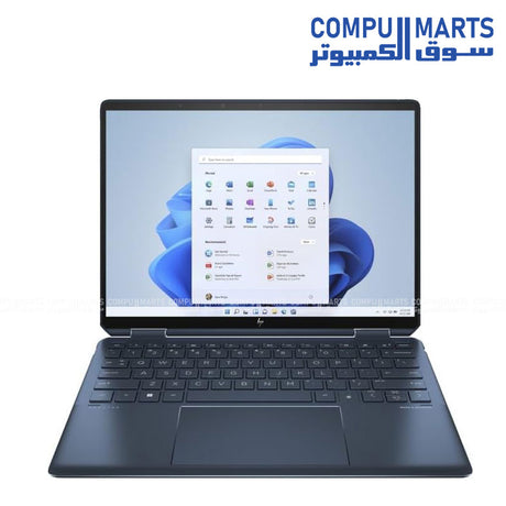 HP Spectre x360 14 Convertible Laptop with 3K Touch Display in Cooler Blue