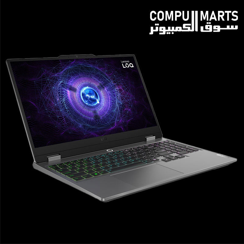 Luna Grey Lenovo LOQ 15IRX9 with 16GB DDR5-4800 and 512GB SSD