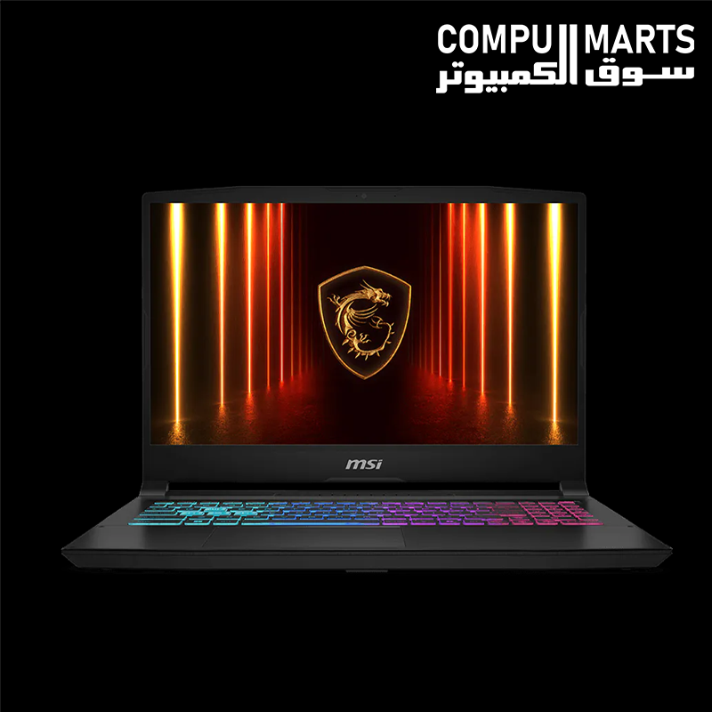 MSI Katana 15 HX B14WGK laptop featuring Intel Core i7-14650HX 16-core processor and NVIDIA GeForce RTX 5070 Laptop GPU