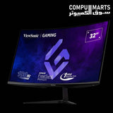 ViewSonic VX3218C-2K 32 inch display showcasing 2560 x 1440 resolution for Egyptian buyers at Compumarts.