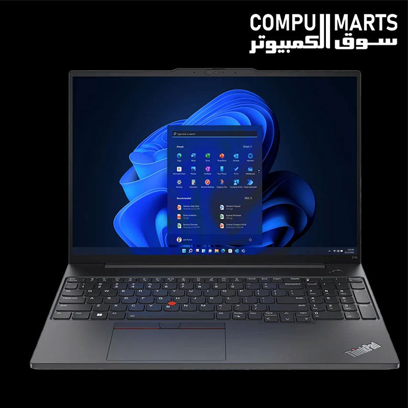 Lenovo ThinkPad E16 Gen 1 laptop with Intel Core i7-1355U