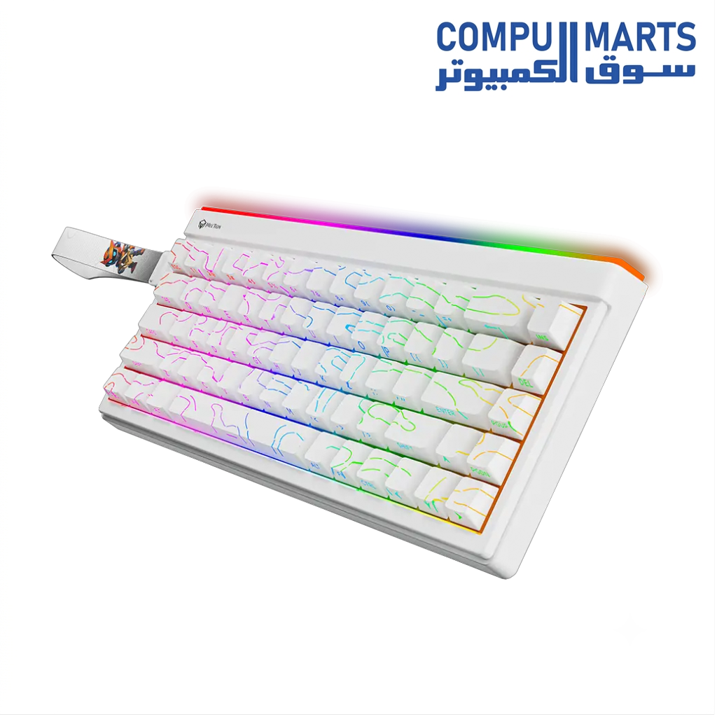 VibeKey B68 keyboard with USB+2.4G+BT connection and 4000mAh battery at Compumarts