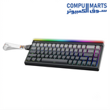 VibeKey B68 keyboard with USB+2.4G+BT connection and 4000mAh battery at Compumarts