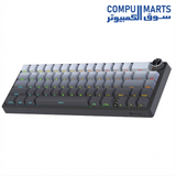 MagicA68 mechanical gaming keyboard with buttery-smooth linear switches rated for 100 million clicks