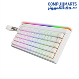 VibeKey B68 keyboard with USB+2.4G+BT connection and 4000mAh battery at Compumarts