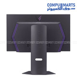 UltraGear OLED monitor with 1300cd/m² peak brightness, 1.5M:1 contrast ratio, and anti-glare low-reflection screen surface for gaming setups in Egypt