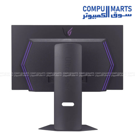 UltraGear OLED monitor with 1300cd/m² peak brightness, 1.5M:1 contrast ratio, and anti-glare low-reflection screen surface for gaming setups in Egypt