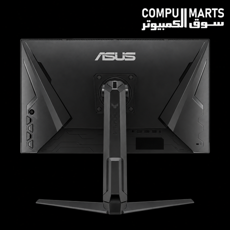 ASUS TUF VG27AQME5F 27-inch QHD gaming display with DisplayPort 1.4 HDMI 2.1 connectivity and ELMB Sync for esports-grade responsiveness