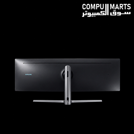 Samsung 49 Inch UltraWide Curved Gaming Monitor with 32:9 Aspect Ratio and QLED Display.