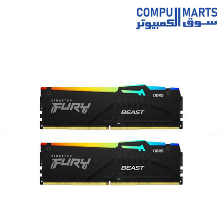 Kingston FURY 64GB DDR4 3200MHz CL16 Memory Kit – KF432C16BB2AK2/64