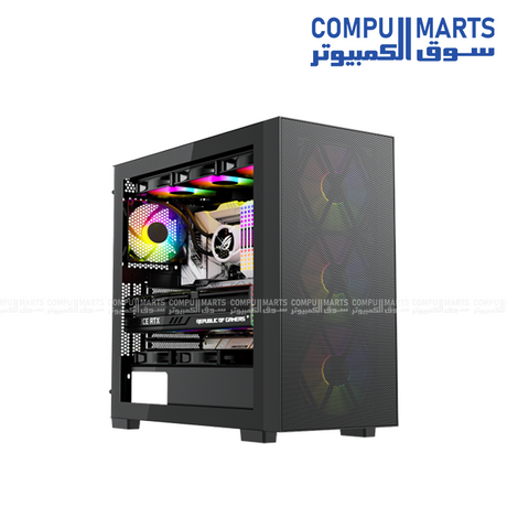 VELOX MAX chassis supporting E-ATX, ATX, M-ATX, and ITX motherboards with PCIe 5.0 ready design