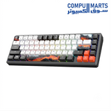 Legend E65 keyboard with PVD finish and customizable RGB lighting