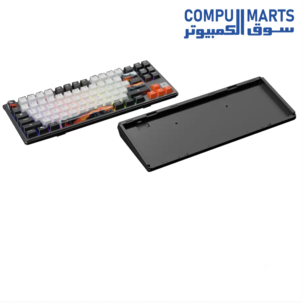 Meetion Legend E75 magnetic switch keyboard with RGB backlighting and Cloud Driver software