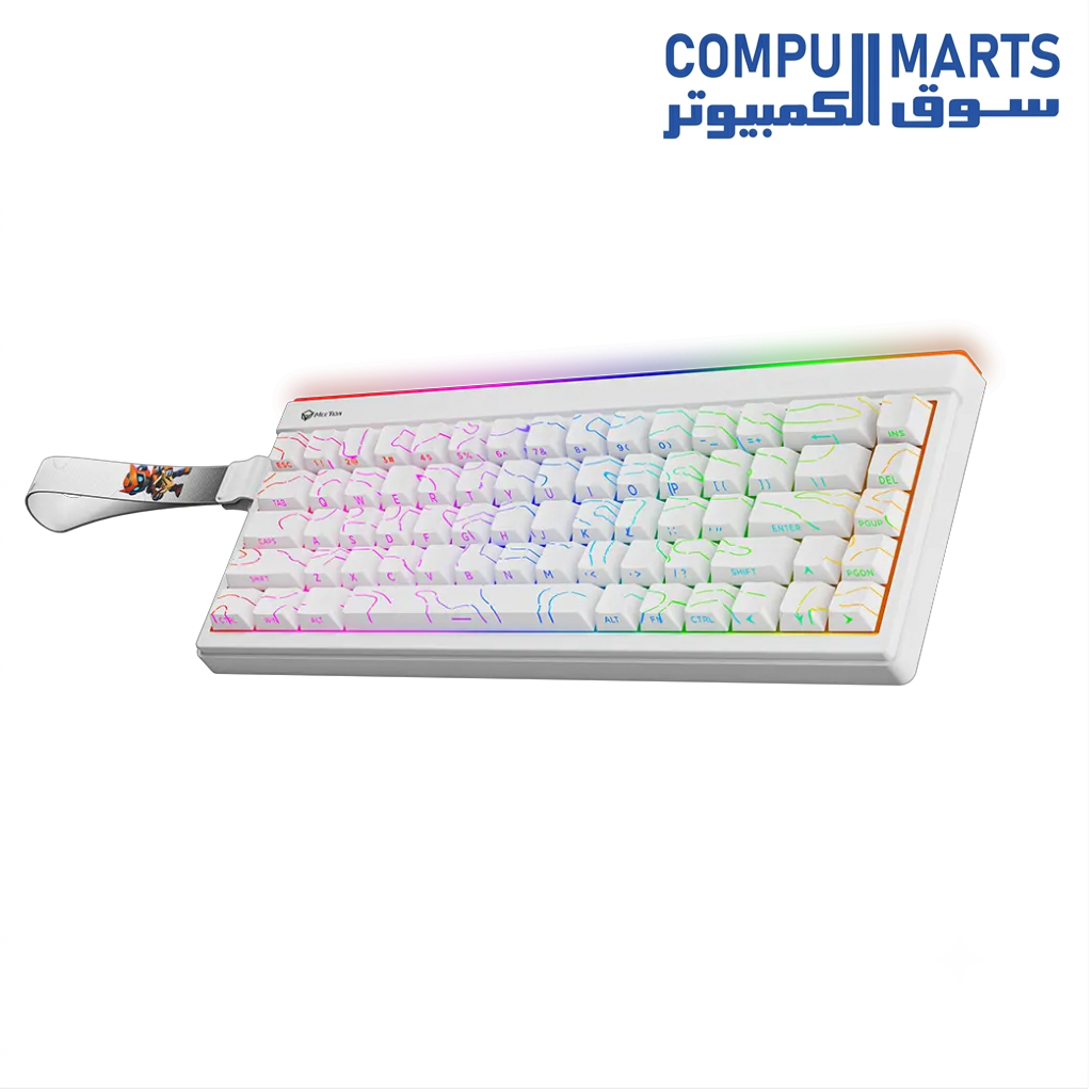 RGB Colorful VibeKey B68 keyboard with 10.5° tilt angle and 646.6±10g weight for Egypt
