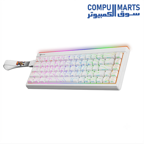 RGB Colorful VibeKey B68 keyboard with 10.5° tilt angle and 646.6±10g weight for Egypt