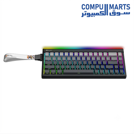 RGB Colorful Meetion VibeKey B68 featuring 26 keys anti-ghosting and 10.5° tilt angle for Egypt buyers