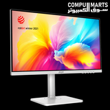 MD2412P 24 inch Full HD monitor with Type-C DP Alternate mode, 15W power delivery, headphone-out connection, Adaptive-Sync support, and ergonomic display adjustments for users in Egypt