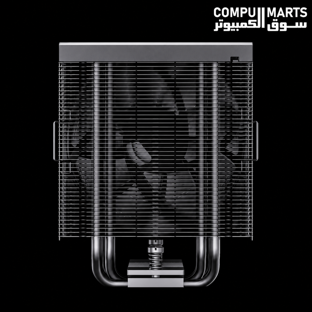 GameMax Sigma 550 Infinity Black CPU cooler with 120×120×25mm fan