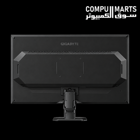 Rear connectivity ports and interface layout on the Gigabyte GS27F2 monitor