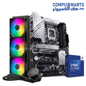 Intel Core i9-14900KF + ASUS PRIME Z790-P + MasterLiquid 360L ARGB PC Upgrade Bundle