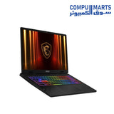 MSI Crosshair 16 HX AI D2XWGKG 9S7-15P421-271 with Intel Core Ultra 9 275HX, NVIDIA GeForce RTX 5070 Laptop GPU, 32GB DDR5 and 2TB SSD