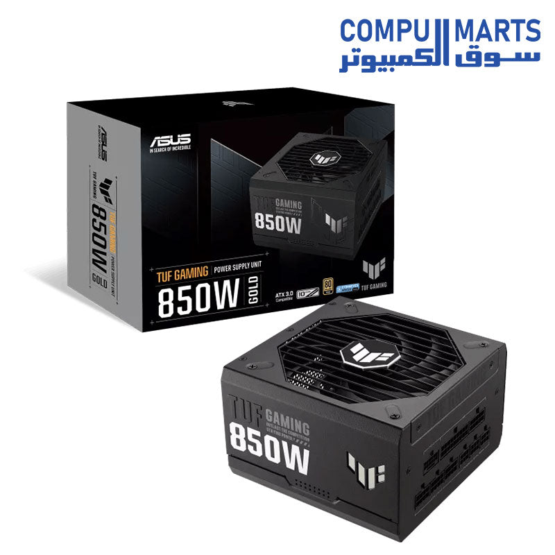 ASUS TUF Gaming 850W Gold 850 Watt, ATX 3.0 Compatible, Fully Modular ...