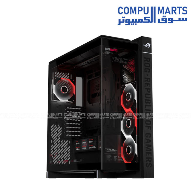 ASUS ROG Cronox GR801 Curve TG ARGB Black gaming PC case