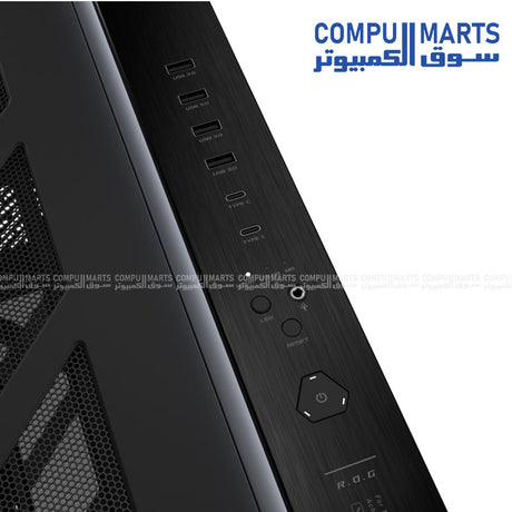 ASUS ROG Cronox GR801 Curve TG ARGB Black front panel