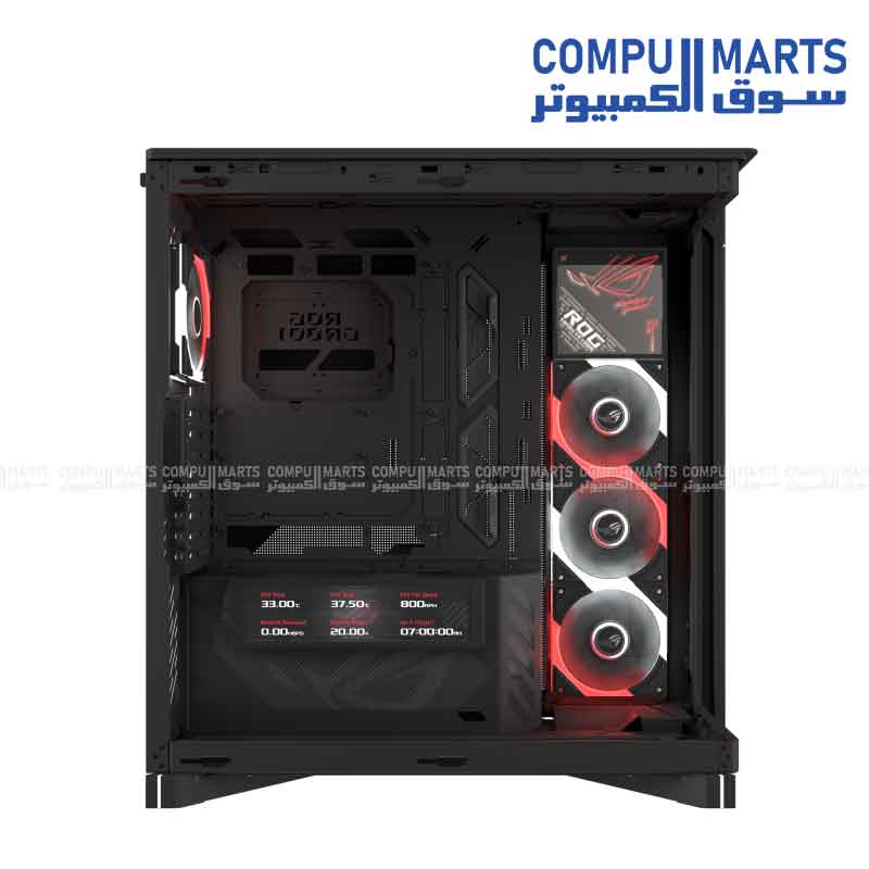 ASUS ROG Cronox GR801 Black case with ARGB fans