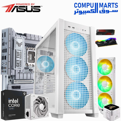 Intel Core Ultra 9 285K-GT302 TG ARGB-Z890-PRO WIFI-RTX 5070 / 5070 Ti / 5090-LC III 360 ARGB64GB DDR5 RAM + 2TB NVMe SSD – High-End Gaming PC Bundle Egypt