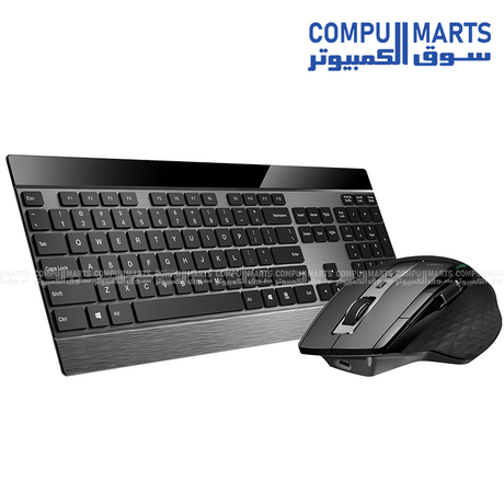 Rapoo 9900M wireless mouse with adjustable 3200 DPI optical sensor