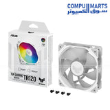 ASUS TUF Gaming TF120 ARGB 120mm Fan – Advanced FDB Bearing – AURA Sync – Egypt