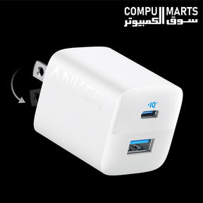 Anker 323 33W USB-C + USB-A Charger White A2331P21