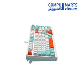 A4Tech Fstyler KB-FS300 Wireless Mechanical Keyboard – Hot-Swappable Switches, Sleek Design, High Performance