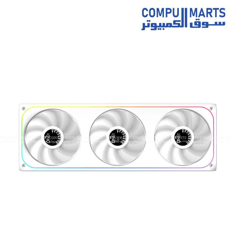 Xigmatek AERO DGT 360 / AERO DGT 360 Arctic 364x124x28.5mm 600-1500 RPM 42.74 CFM Digital LED Cooling Unit
