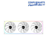 Xigmatek AERO DGT 360 / AERO DGT 360 Arctic 364x124x28.5mm 600-1500 RPM 42.74 CFM Digital LED Cooling Unit