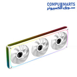 Xigmatek AERO DGT 360 / AERO DGT 360 Arctic 364x124x28.5mm 600-1500 RPM 42.74 CFM Digital LED Cooling Unit