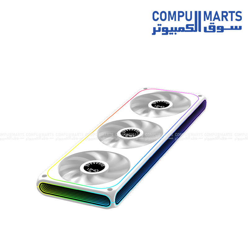 Xigmatek AERO DGT 360 / AERO DGT 360 Arctic 364x124x28.5mm 600-1500 RPM 42.74 CFM Digital LED Cooling Unit
