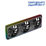 Xigmatek AERO DGT 360 / AERO DGT 360 Arctic 364x124x28.5mm 600-1500 RPM 42.74 CFM Digital LED Cooling Unit