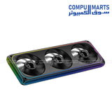 Xigmatek AERO DGT 360 / AERO DGT 360 Arctic 364x124x28.5mm 600-1500 RPM 42.74 CFM Digital LED Cooling Unit