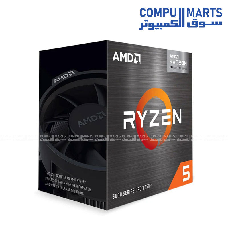 Ryzen 5 5500GT – Processor – AMD – 6 Cores – 12 Threads – Up to 4.4GHz – Radeon Graphics – AM4

