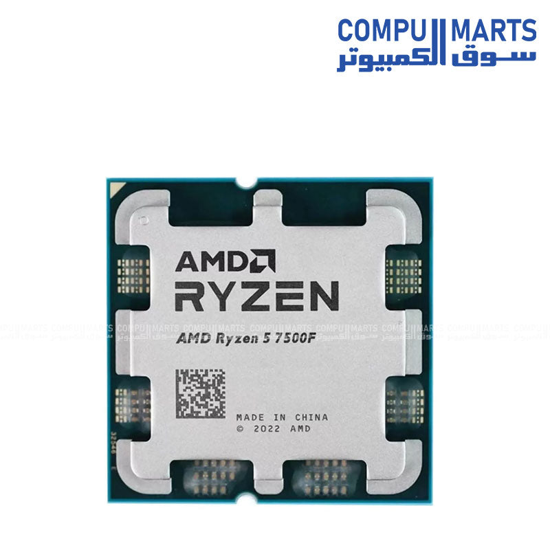 AMD Ryzen 5 7500F, 6C/12T, 3.70-5.00GHz