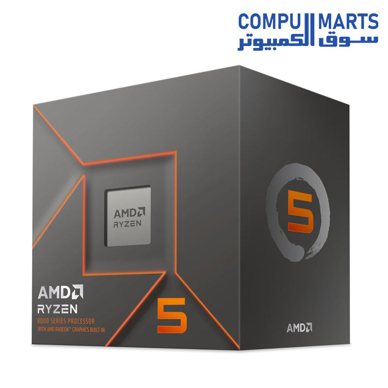 AMD Ryzen 5 8500G 6-Core, 12-Thread Desktop Processor – Compumarts