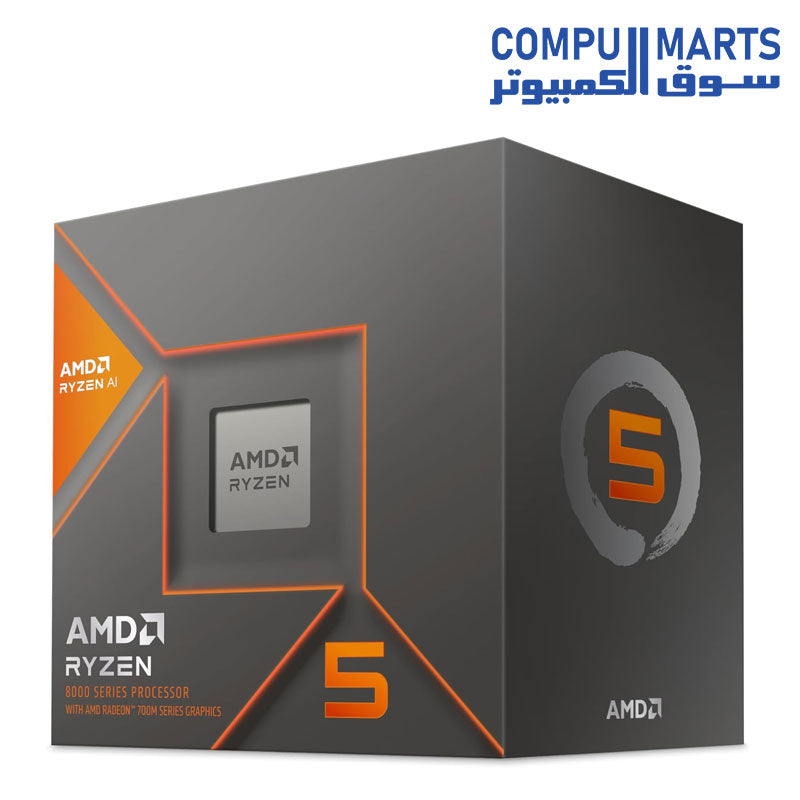 AMD Ryzen 5 8600G 6-Core, 12-Thread Desktop Processor - Box